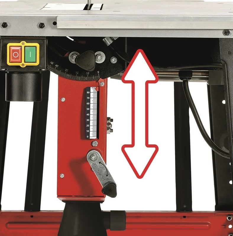 stationary-saw-einhell-tc-ts-315-u-height-adjust