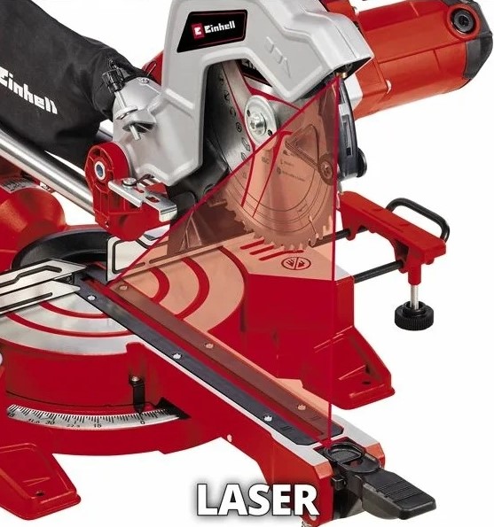 miter-saw-einhell-tc-sm-254-laser-guide