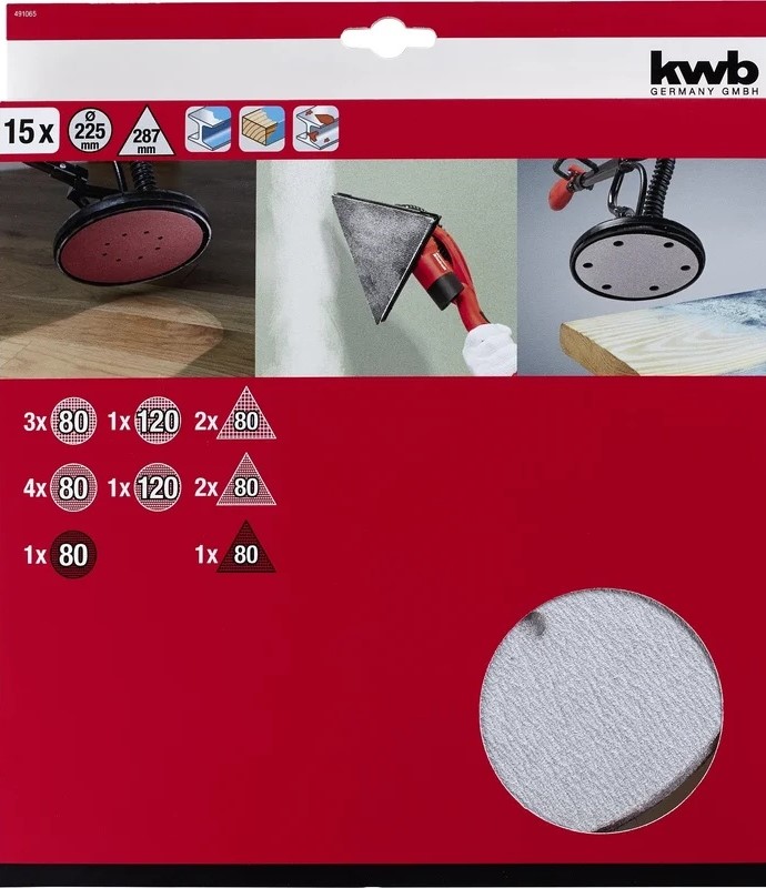 sanding-accessory-set-kwb-491065-triangle-sheet-brown