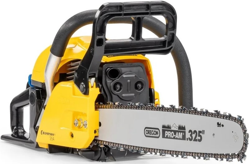 gasoline-chainsaw-champion-254-18-rear-angled