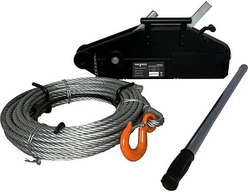 Лебедка механическая WRP-3200 3,2т. с канатом 20м MAGNUS PROFI