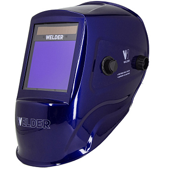 Маска сварщика WELDER ULTIMA Ф10 УЛЬТРАМАРИН Хамелеон 103x90мм, DIN 4/5-8/9-13