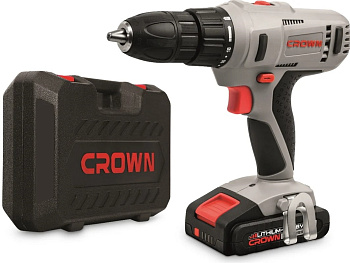 Шуруповерт аккумуляторный CROWN CT21056LH-2 BMC 2х2,0 Ач