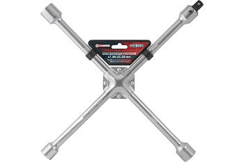 Ключ балонный крестовой FORCEKRAFT FK-681B400 17-19-21"-22 с адаптером 1/2"
