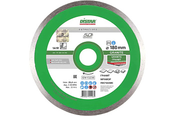 Диск алмазный DISTAR 1A1R 180х1,4х8,5х24,4мм гранит