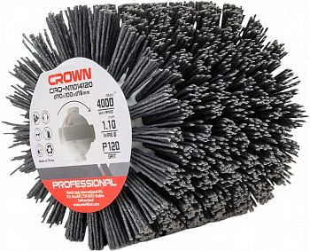 Щетка нейлоновая  CROWN CAQ-N11014120