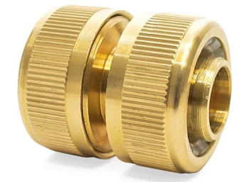 Муфта ремонтная QE 1/2"-1/2" латунь