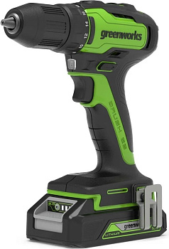 Шуруповерт аккумуляторный безщеточный GREENWORKS GD24DD35K2 2х2,0 Ач