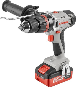 Шуруповерт аккумуляторный CROWN CT21076HMX-4 BMC 2х4,0 Ач
