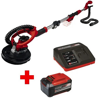 Шлифмашина эксцентриковая аккумуляторная для стен и потолка EINHELL TE-DW 18/225Li-Soloбез АКБ и З/У