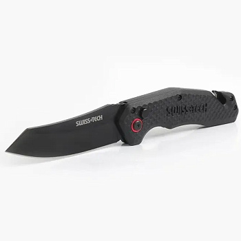 Нож складной 90мм быстрооткрывающ.SWISS+TECH ST014015