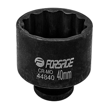 Головка ударная 1/2" 40мм 12-гр Forsage