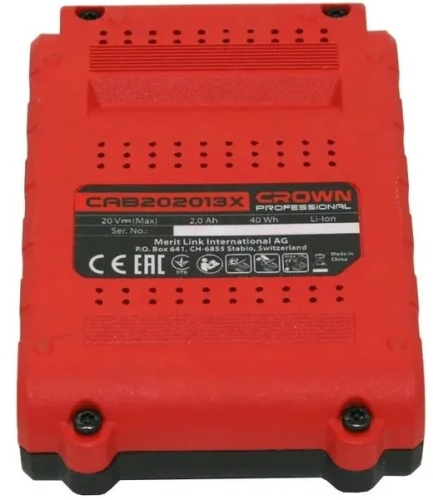 battery-pack-crown-cab202013xe-20v-2ah-bottom