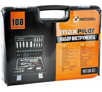 Набор инструмента MAXPILER 108 предметов MXT-108-SET
