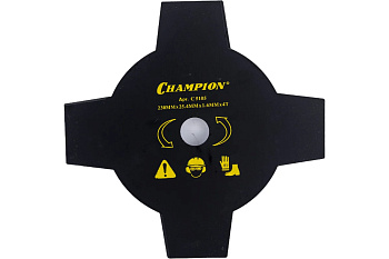 Нож для жесткой травы 230х4х25,4мм CHAMPION