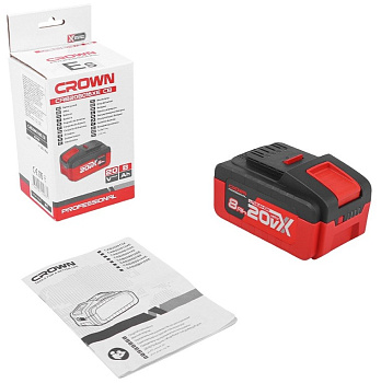 Аккумулятор CROWN CAB208016XE CB 20V, 8,0 Ач