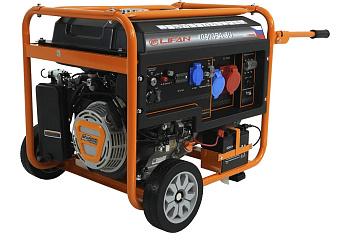Генератор бензиновый LIFAN 10500EA-3U (двигатель КР460Е) 9-10,5 кВт