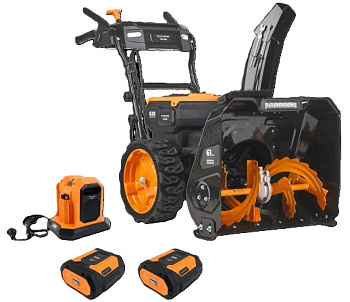 Снегоуборщик аккумуляторный VILLARTEC WA6261SET 2х8,0 Ач