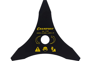 Нож для жесткой травы 230х3х25,4мм CHAMPION