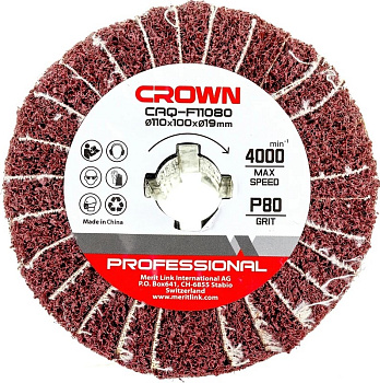 Щетка абразивная CROWN CAQ-F11080