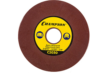 Диск абразивный 108х3,2х22,2 для заточного станка CHAMPION