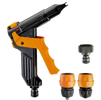 Набор пистолет 2 струи+3 переходника 1/2"-3/4" 541