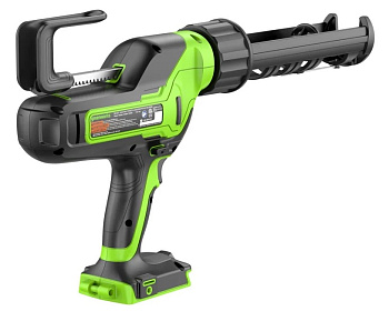 Аккумуляторный пистолет для герметика GREENWORKS G24CAU 1АКБх2Ач и ЗУ