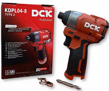 Шуруповерт аккумуляторный DCK KDPL04-8 Impact без АКБ и З/У