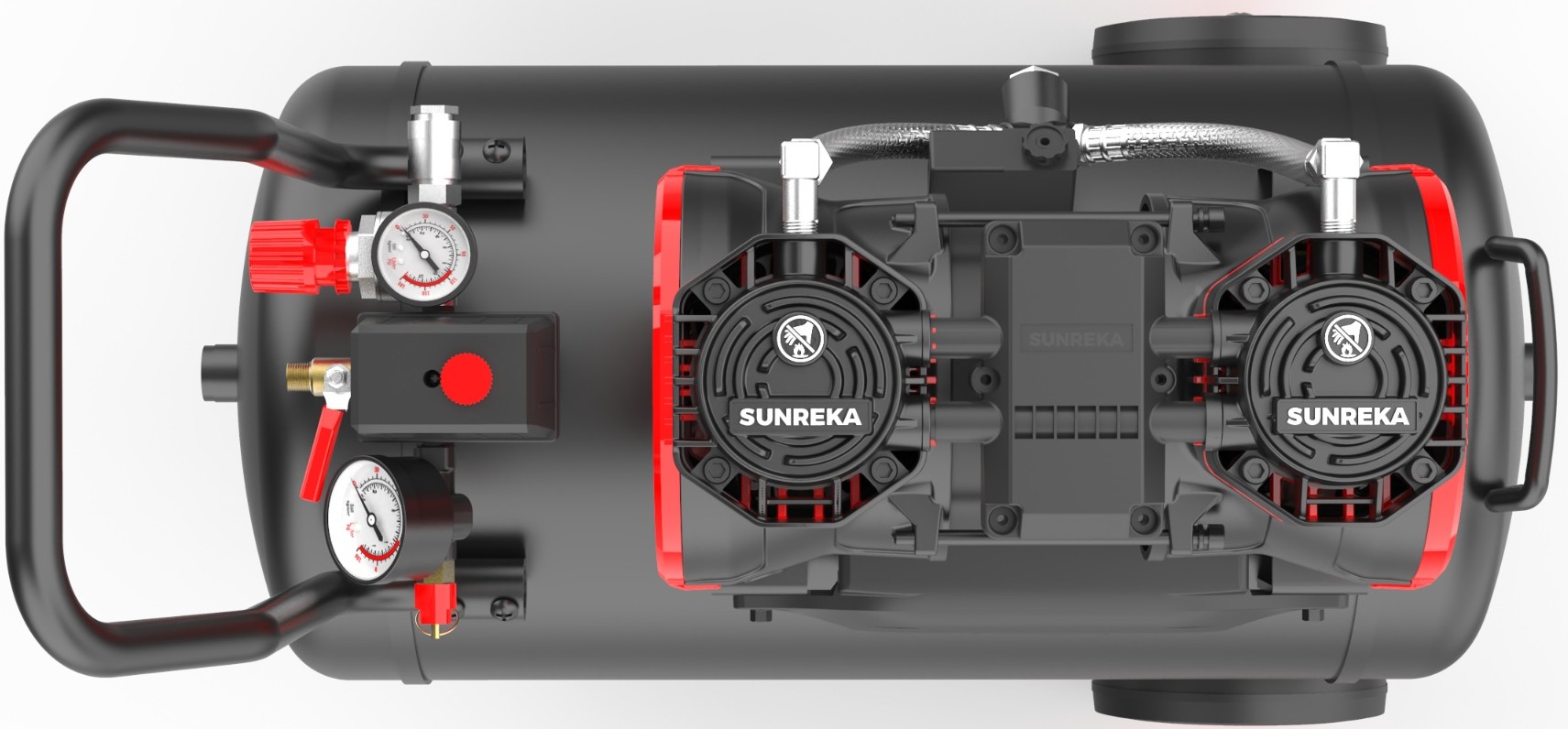 oil-free-air-compressor-sunreka-gfc330-35ds-top-view