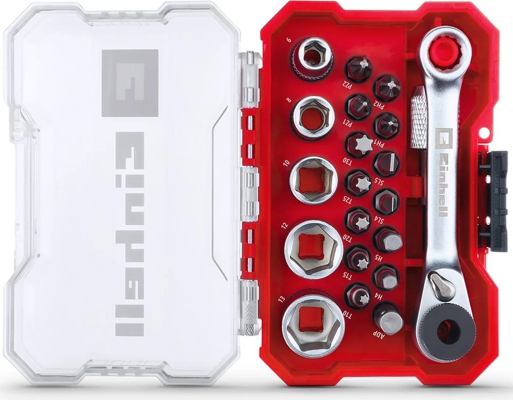 bit-and-socket-set-einhell-21-piece-xs-case-overview