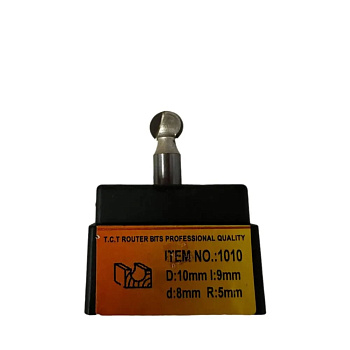 Фреза пазовая галтельная R5 d10x9мм хв.8мм (1010) Globus