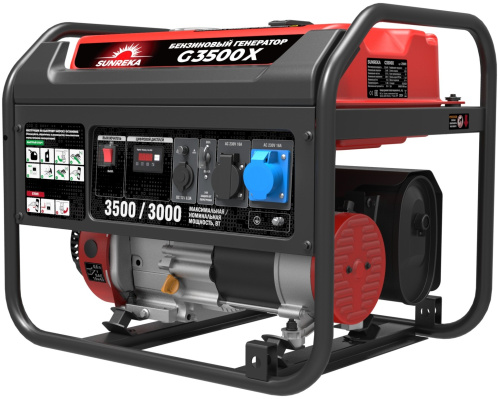 gasoline-generator-sunreka-g3500x-front-angled-view