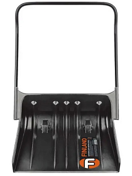 Скрепер для уборки снега 830х680х1440 мм, на колёсиках 1714-ч FINLAND