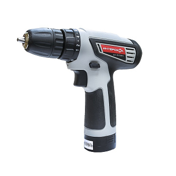 Шуруповерт аккумуляторный ИНТЕРСКОЛ ДА-10/10,8Л1 2х2,0 Ач