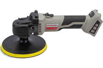 Шлифмашина полировальная аккумуляторная ИНТЕРСКОЛ УПМ-180/18ВЭ без АКБ и З/У