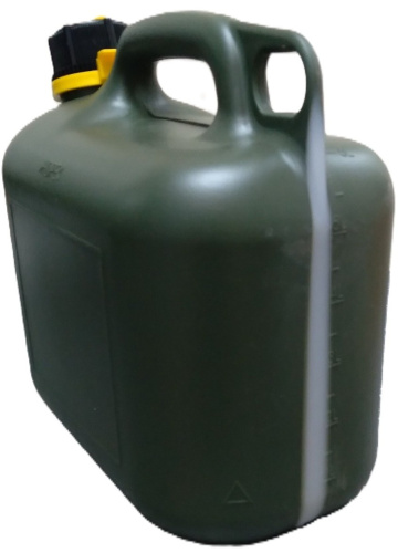 green-plastic-canister-5l-measuring-strip-rear-angled-view