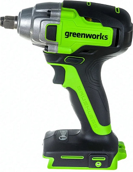 Гайковерт аккумуляторный ударный бесщеточный GREENWORKS GD24IW400 без АКБ и З/У 1/2"