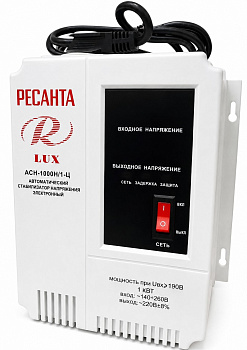 Стабилизатор напряжения РЕСАНТА АСН-1000Н/1-Ц LUX