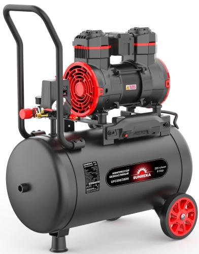 oil-free-air-compressor-sunreka-gfc330-35ds-side-angled-view
