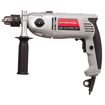 Дрель ударная ИНТЕРСКОЛ ДУ 16/1000 ЭР